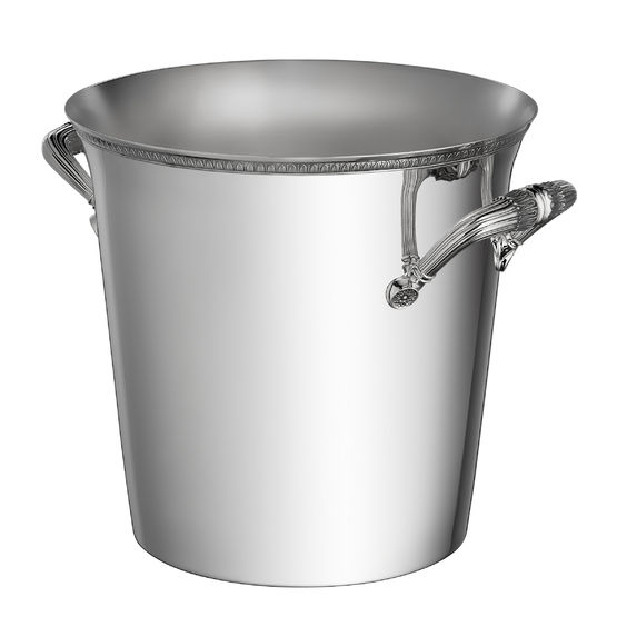 Christofle Silver Plated Malmaison 2 Bottle Champagne Bucket Cooler B04240439