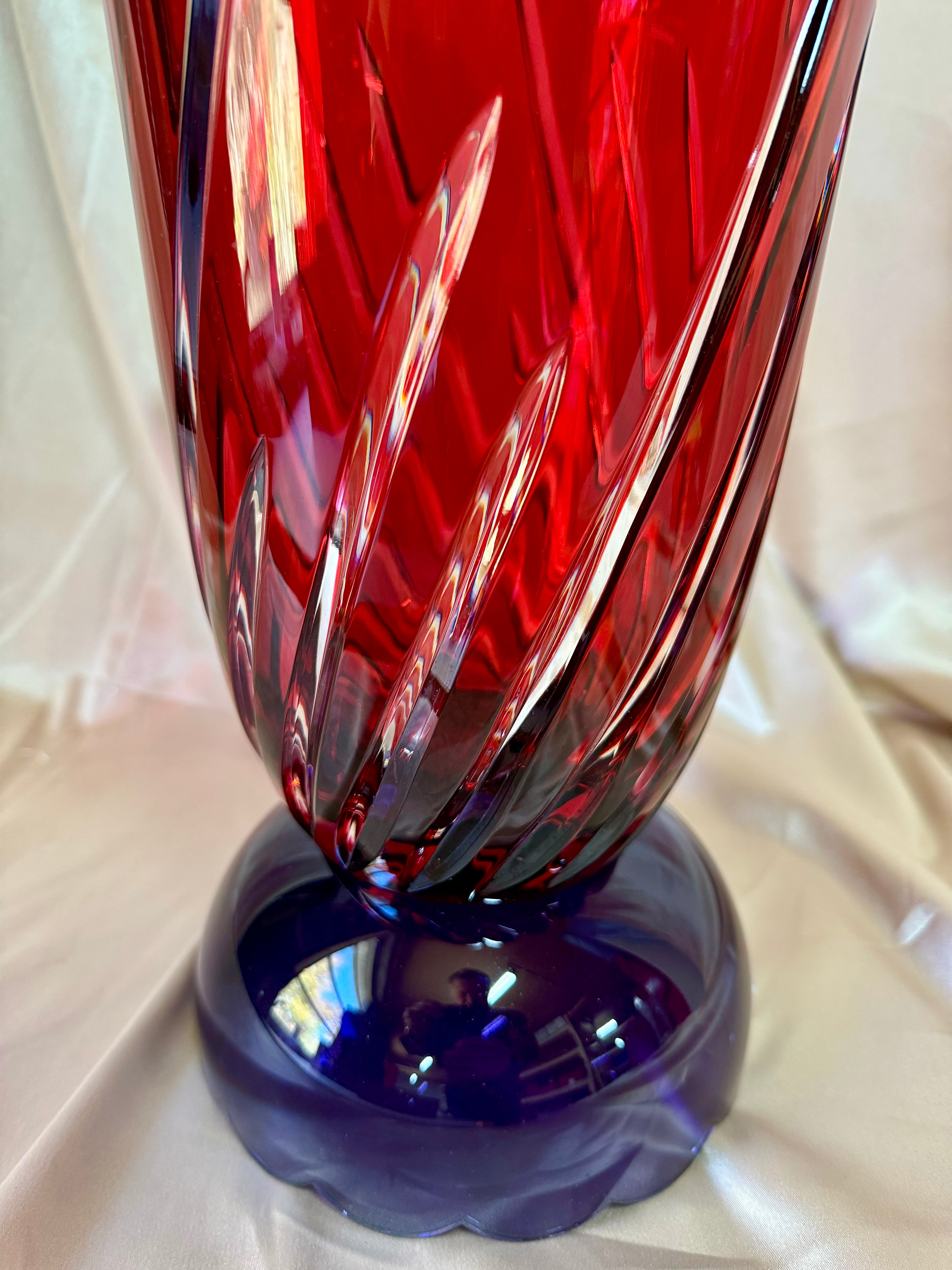 Saint-Louis Les Endiables Large Crystal Vase 109895