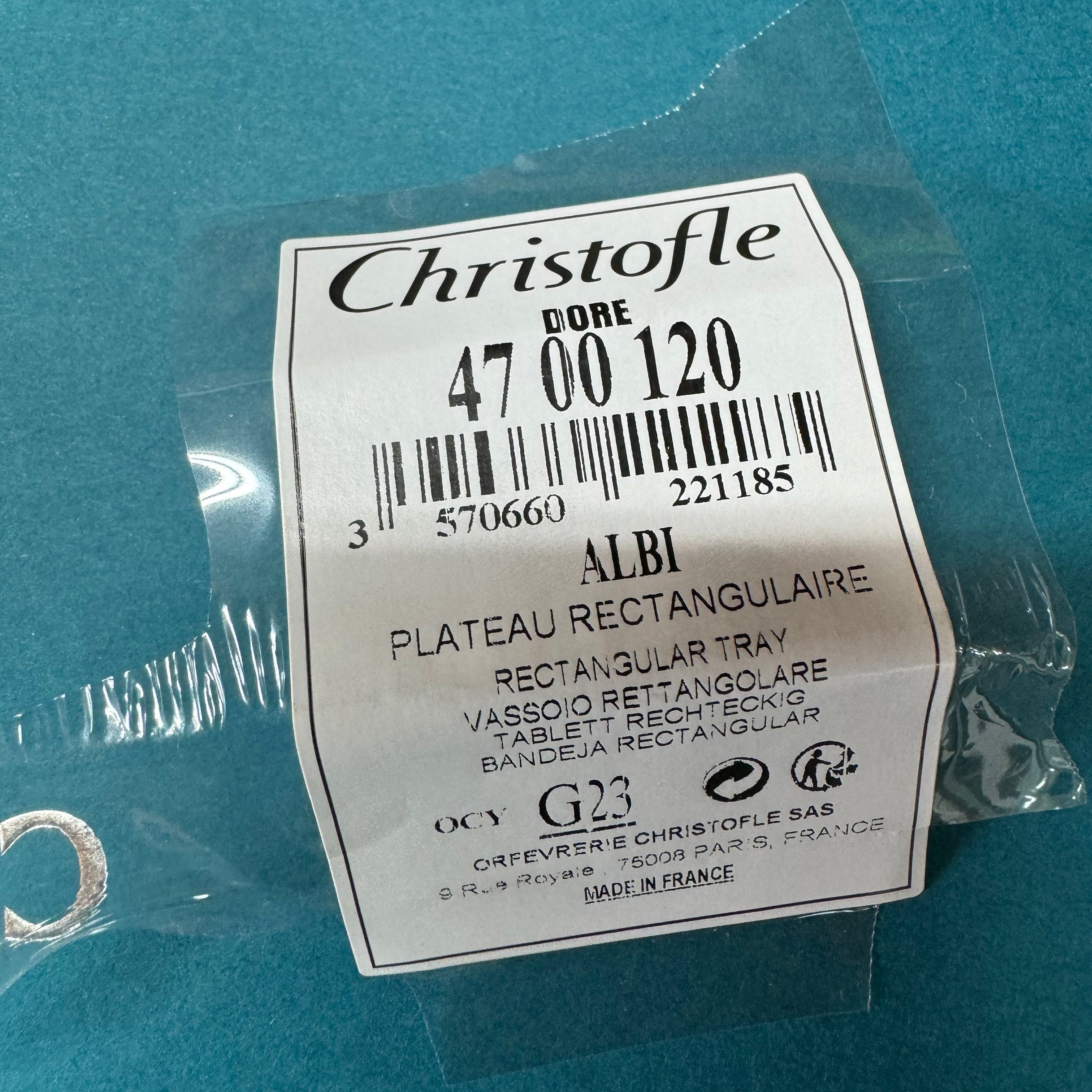 Christofle Albi Gold Wash Tray B04700120