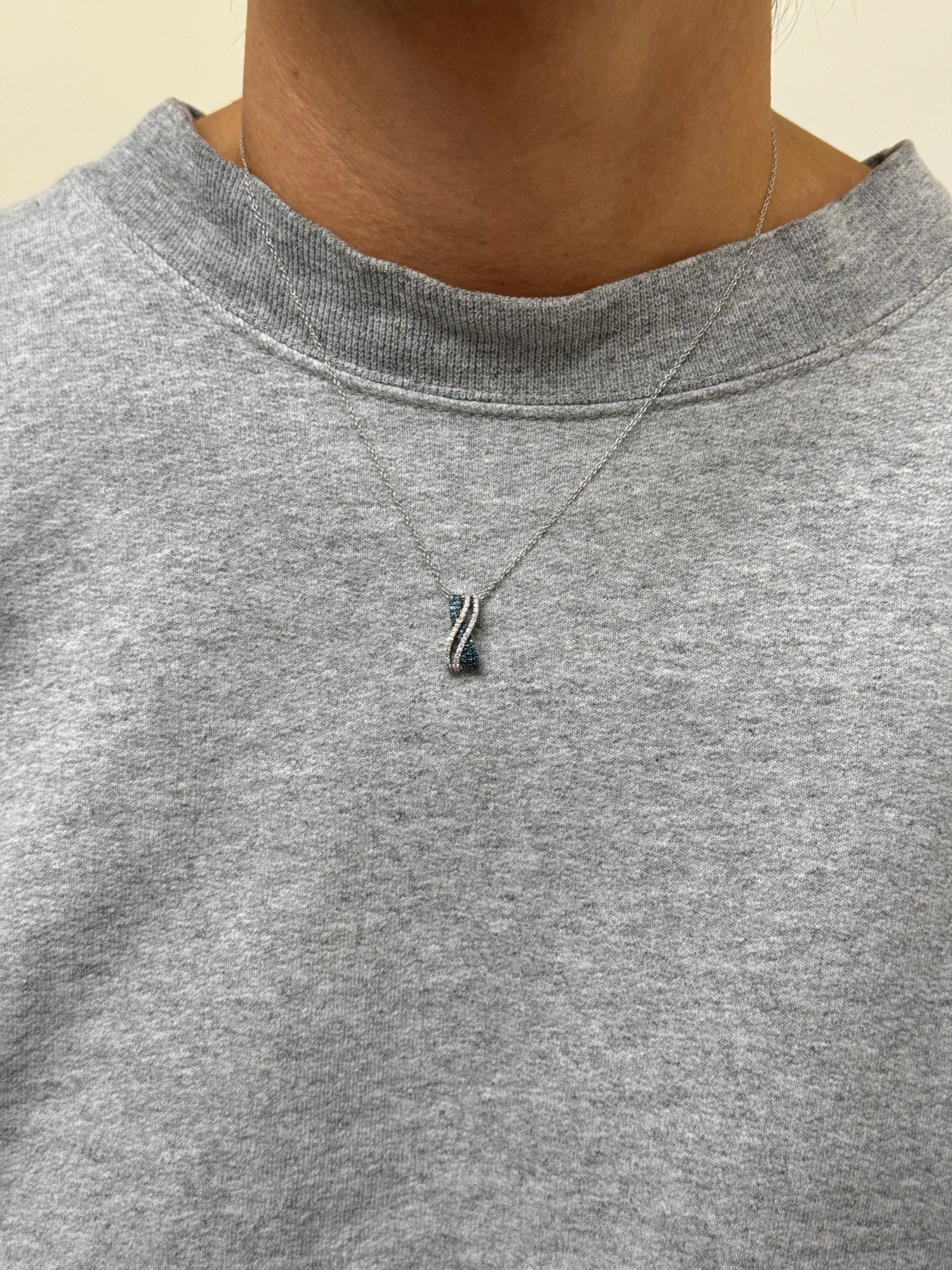 Kallati Fancy Color Diamonds Gold Pendant Necklace