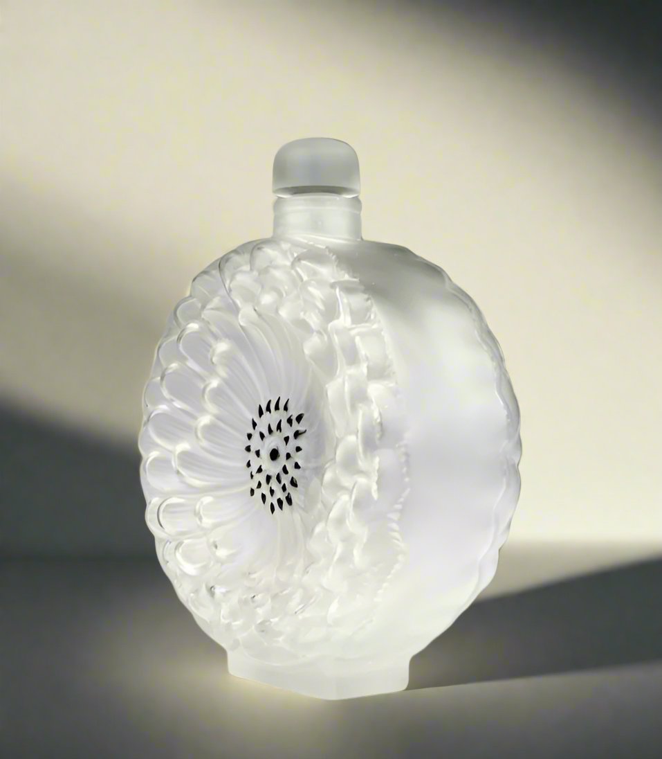 Lalique Crystal Dahlia Perfume Bottle 1135000