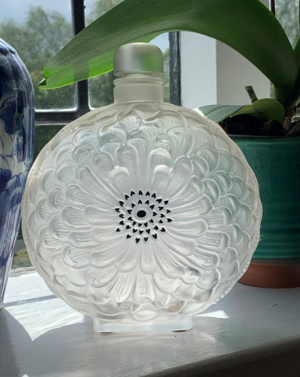 Lalique Crystal Dahlia Perfume Bottle 1135000