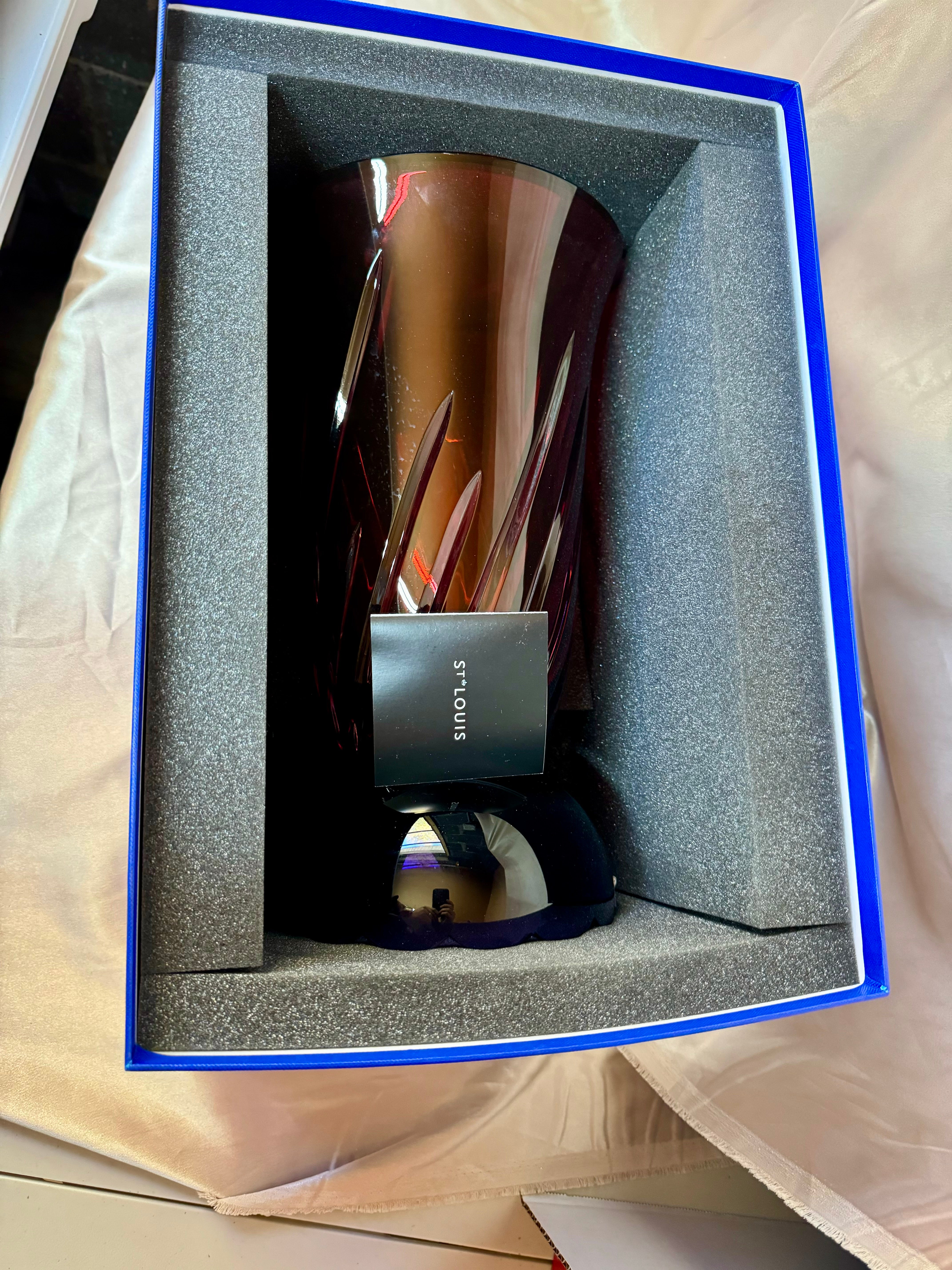 Saint-Louis Les Endiables Large Crystal Vase 109895