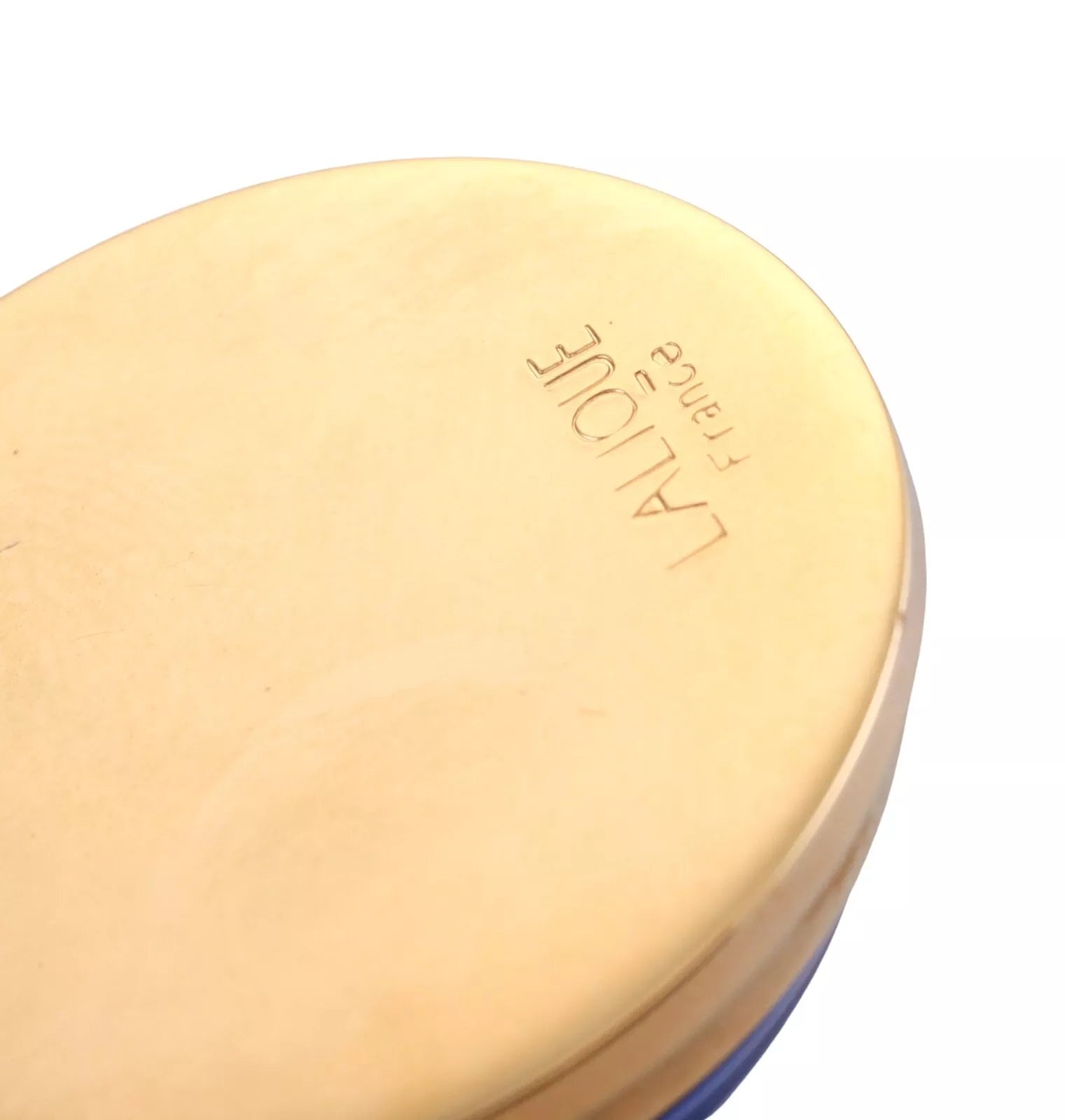 Lalique Blue Crystal Oval Day and Night Plated Drop Earrings 487