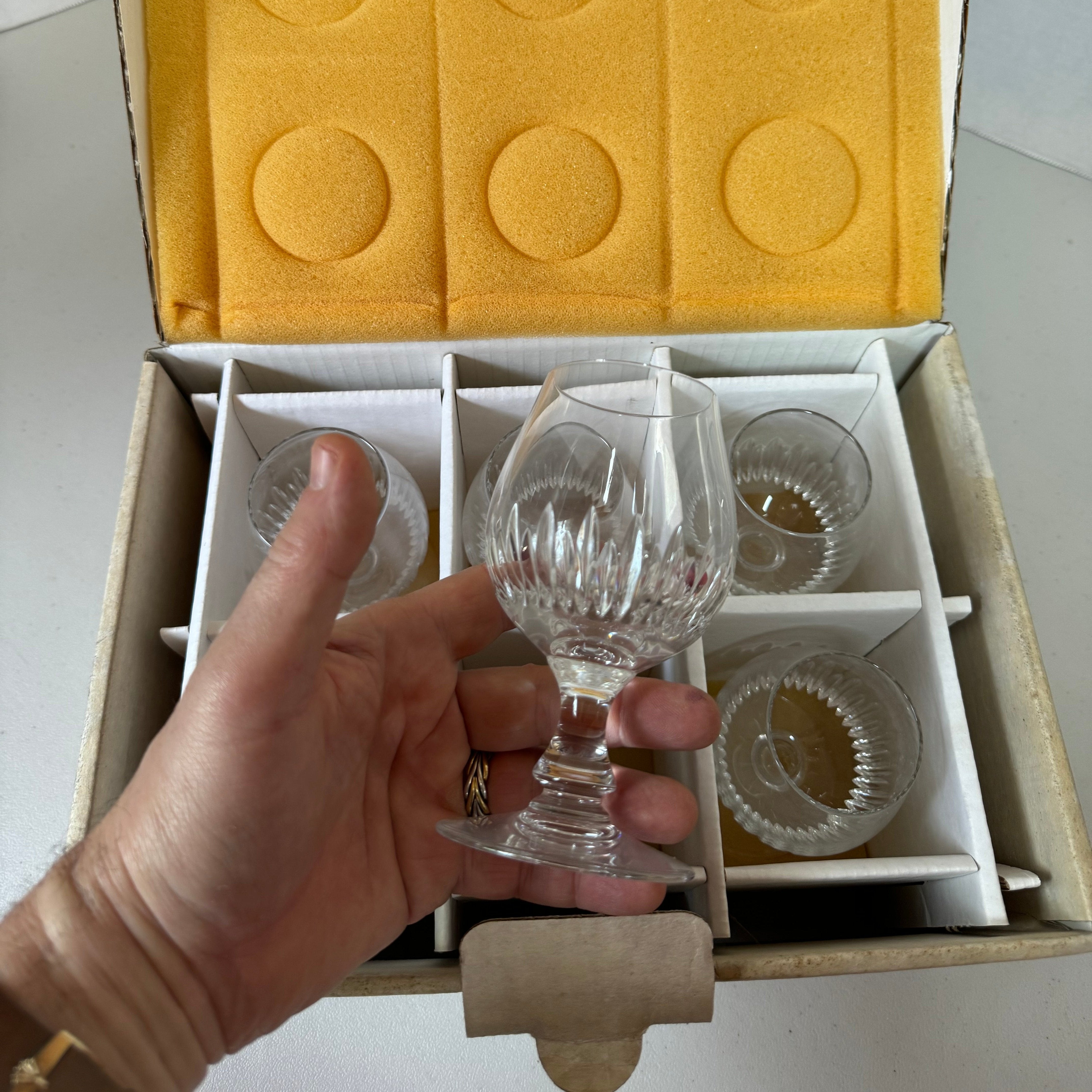 Baccarat “Passy” Cognac Degustation Glasses set of 6 #157