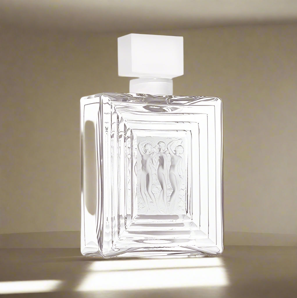 Lalique Crystal Duncan Perfume Bottle N2