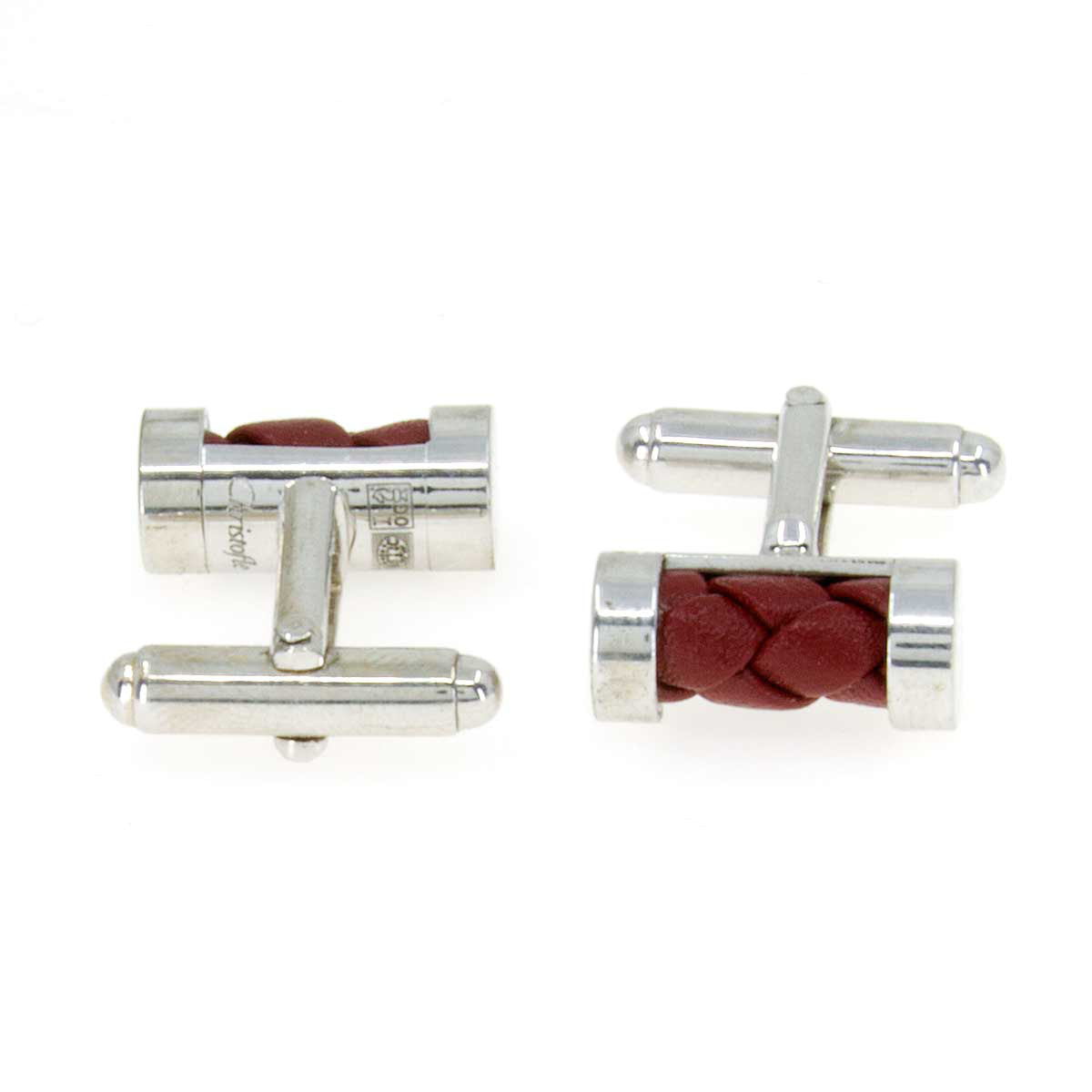 Christofle Duo Complice Sterling Silver Cufflinks 4254822