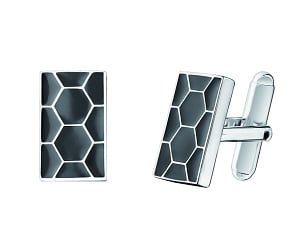 Christofle Code Royale Gray Sterling Silver Cufflinks 6758811