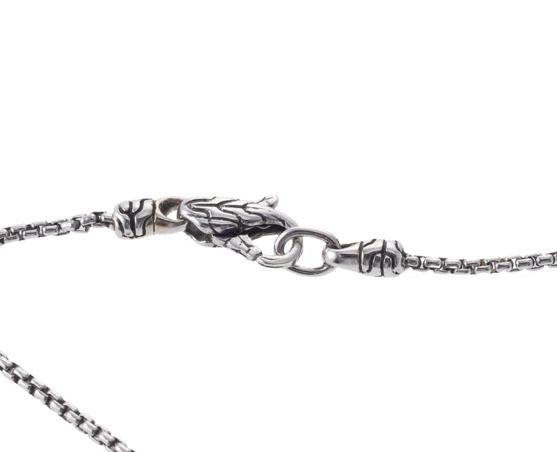 John Hardy Classic Chain Sterling Silver Black Spinel Necklace Retail Value $1395