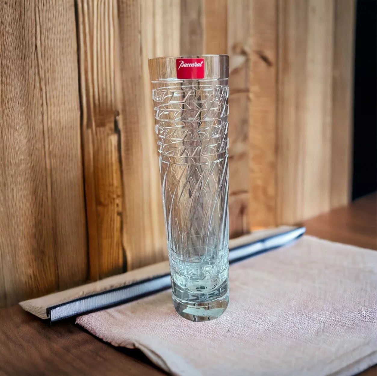 Baccarat Orgue Quadrille Vase 200  010482