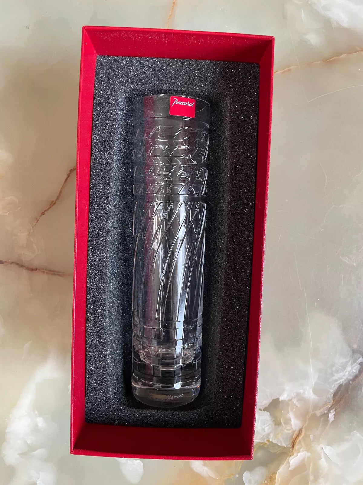 Baccarat Orgue Quadrille Vase 200 010482