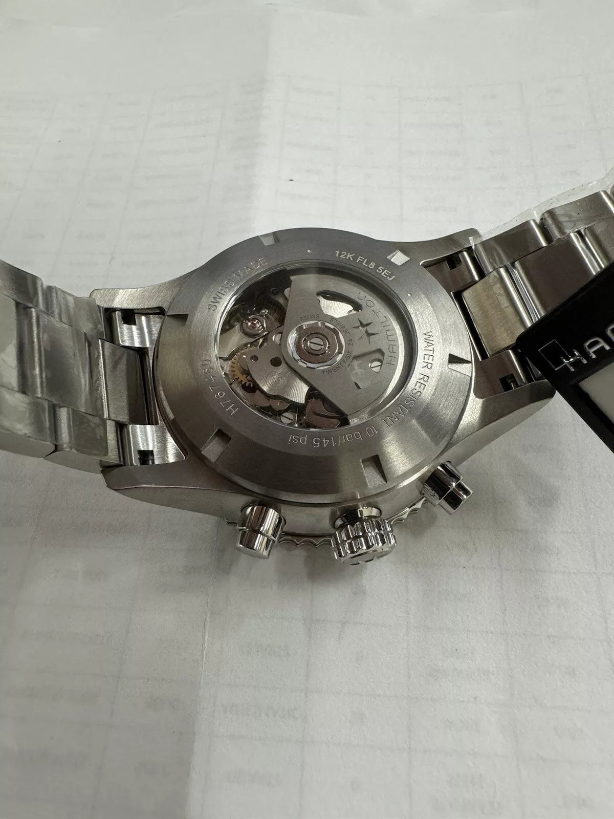 Hamilton Khaki Aviation Chronograph Automatic Blue Dial Watch H767460