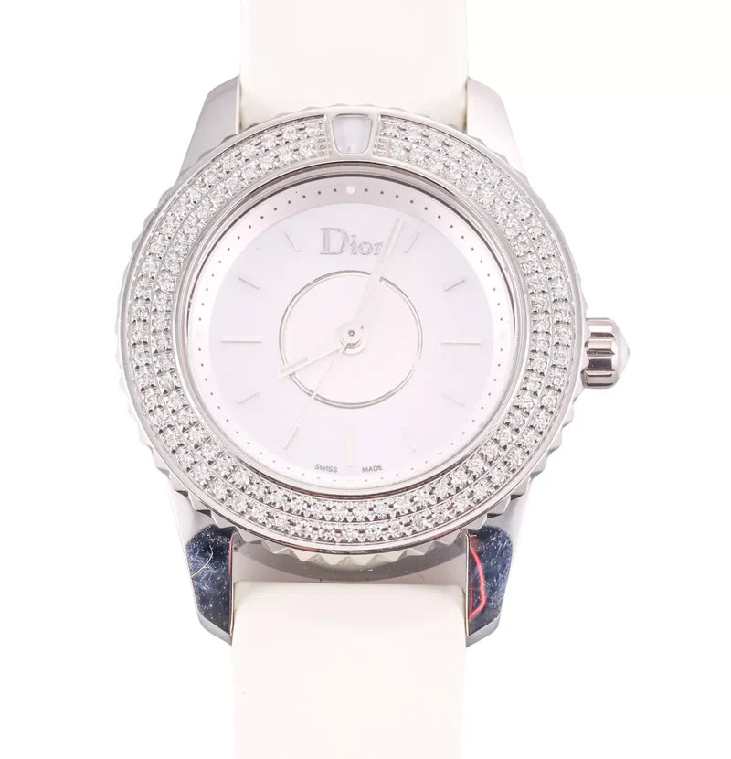 Christian Dior Christal Mother of Pearl Diamond Lady's Watch CD112118A001