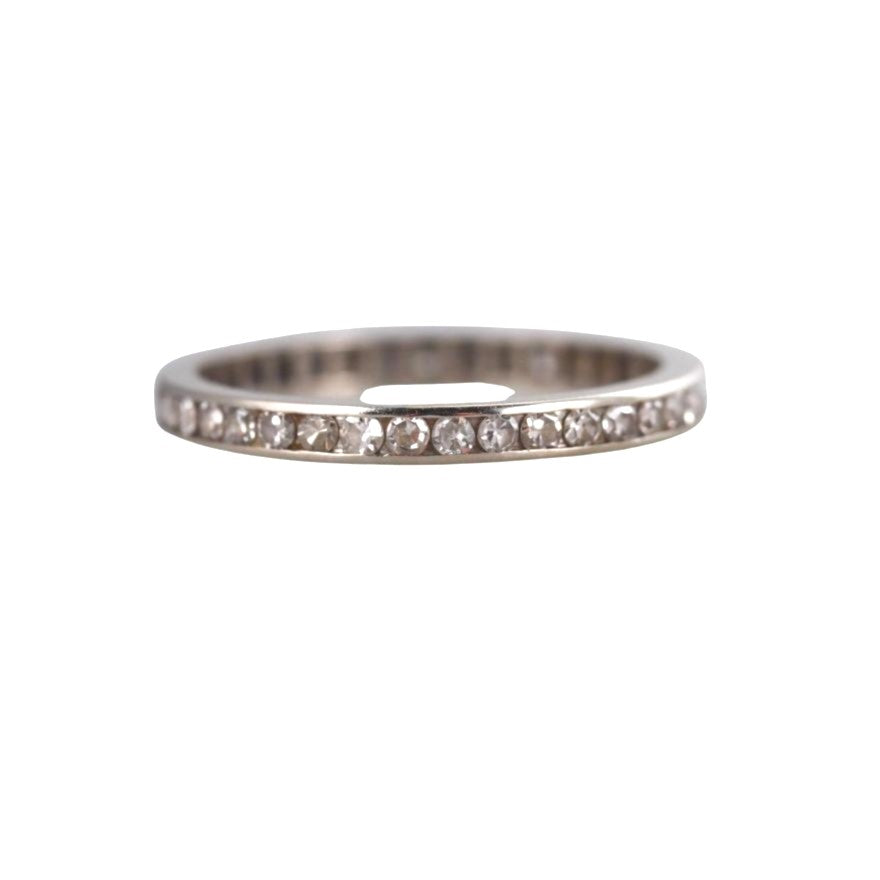 14k Gold Diamond Eternity Wedding Band Ring