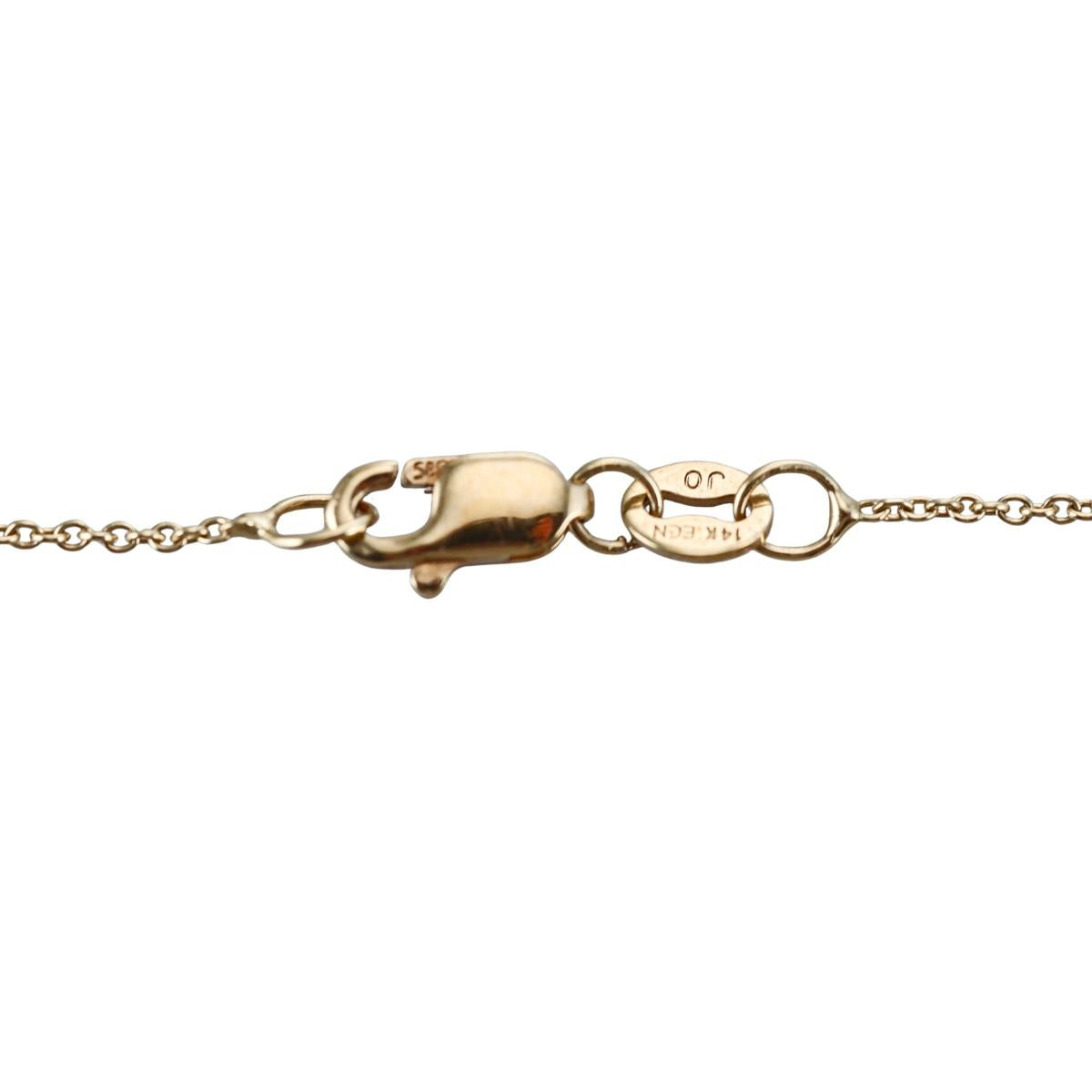 14k Gold Diamond Star of David Pendant Necklace