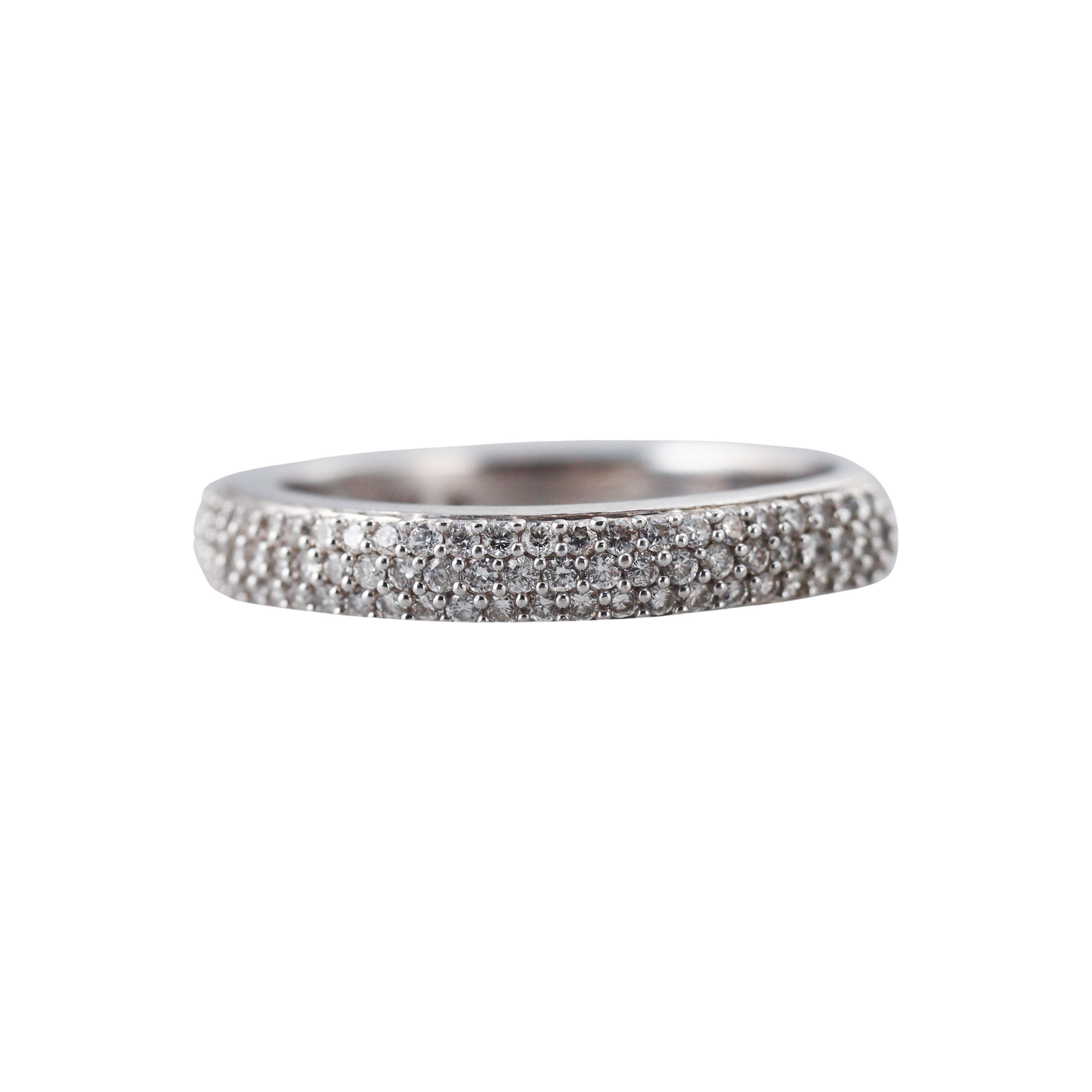 14k Gold Diamond Wedding Band Ring