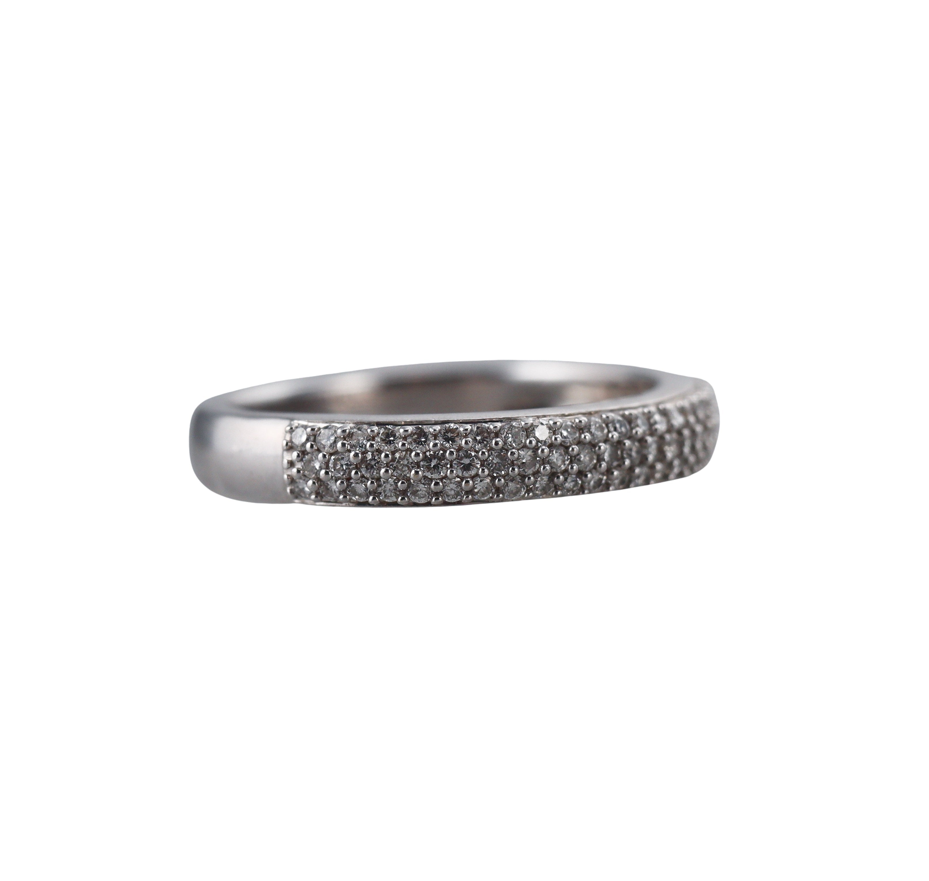 14k Gold Diamond Wedding Band Ring