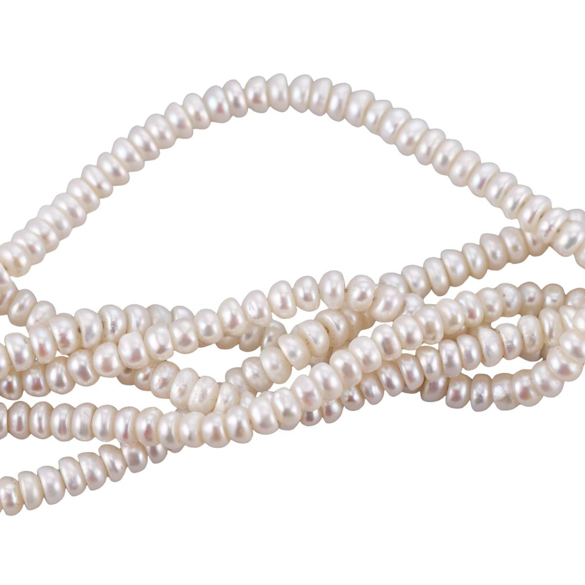 14k Gold Pearl Torsade Toggle Necklace