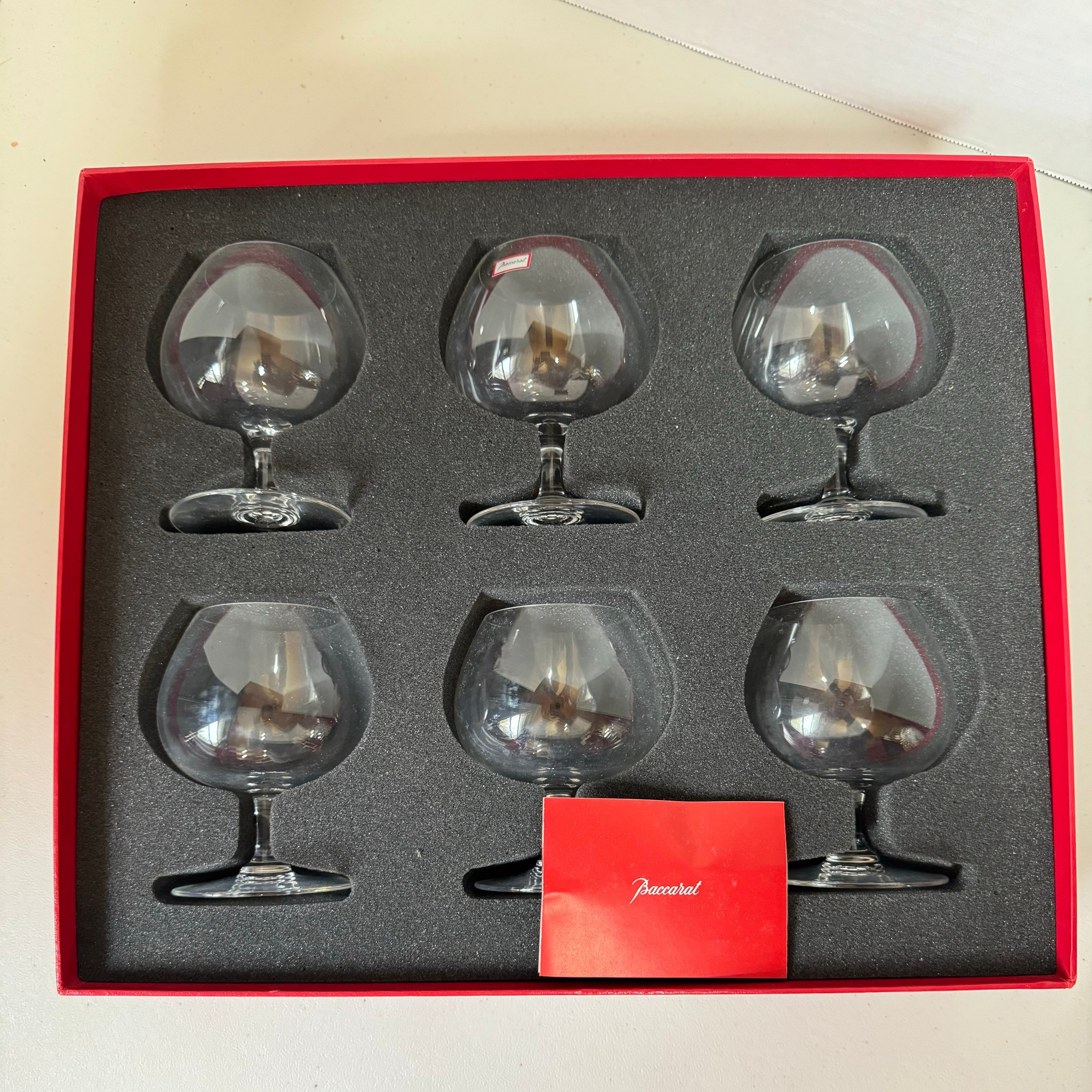 Baccarat Perfection Cognac Degustation Glass Set of 6 1100155