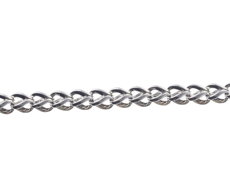 John Hardy Asli Black Sapphire Sterling Silver Chain Bracelet OG-2752