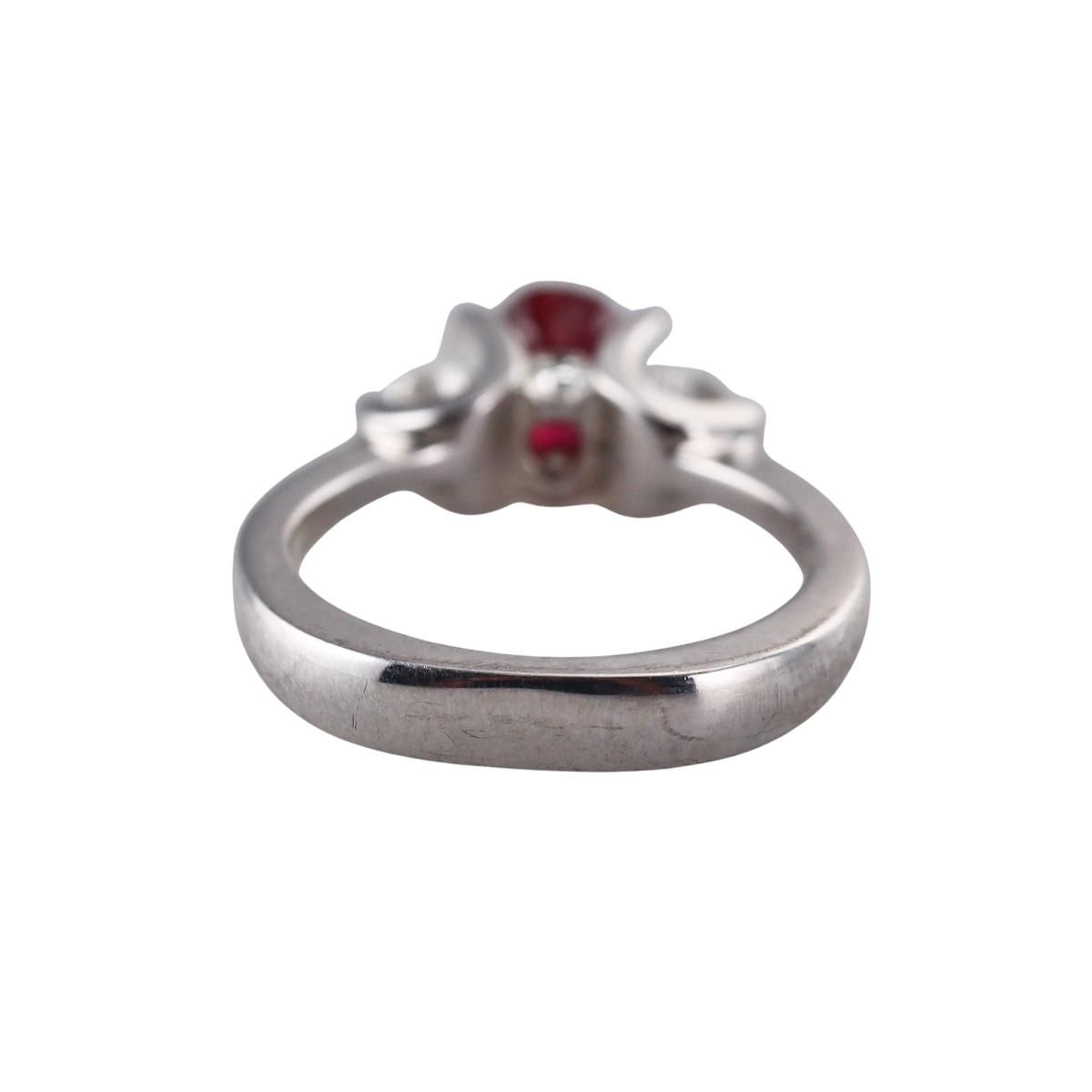 18k Gold Diamond Ruby Ring