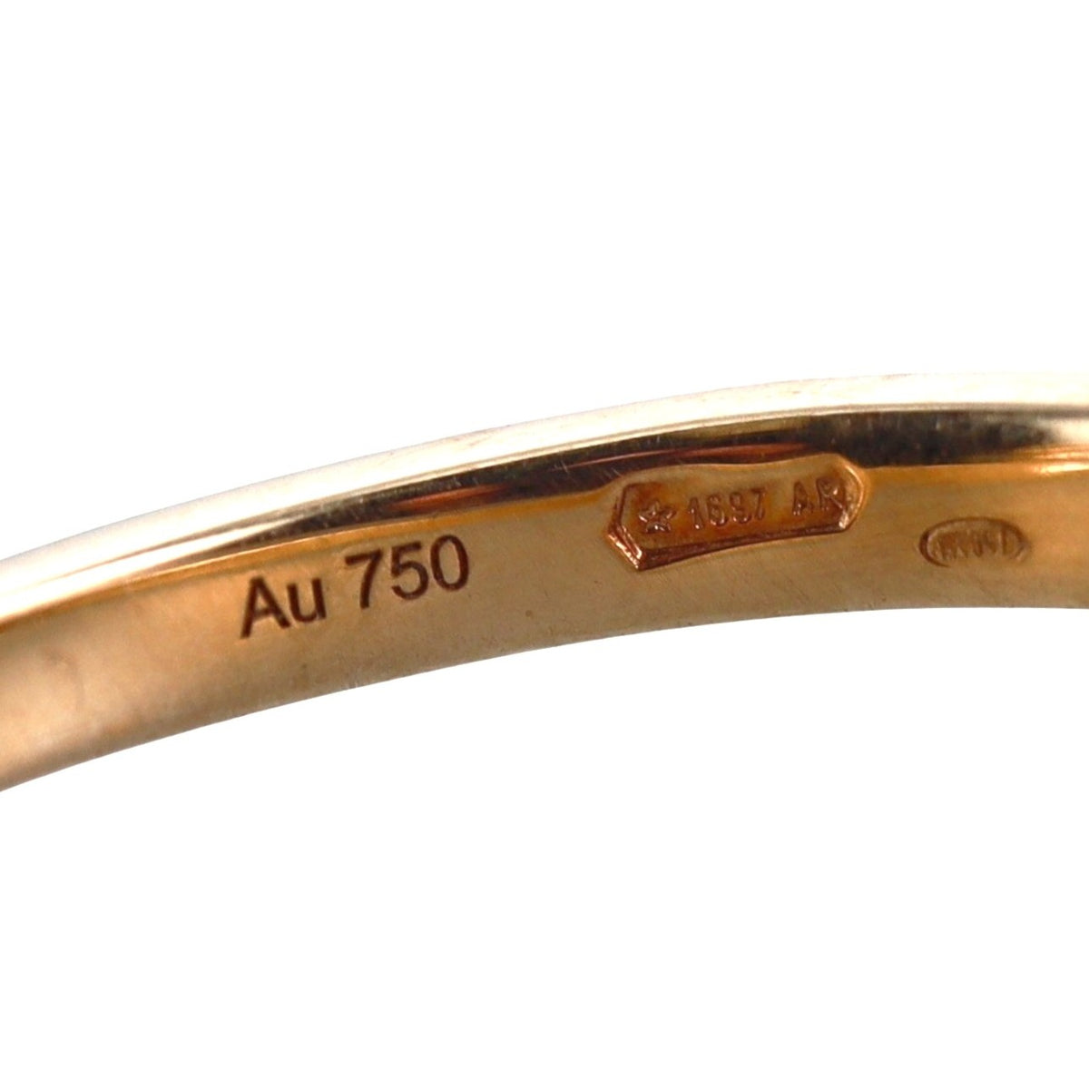 18k Gucci Running GG Yellow Gold Ring Retail $850