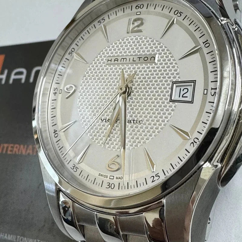 Hamilton Automatic Jazzmaster Viewmatic Stainless Steel Watch H32515155
