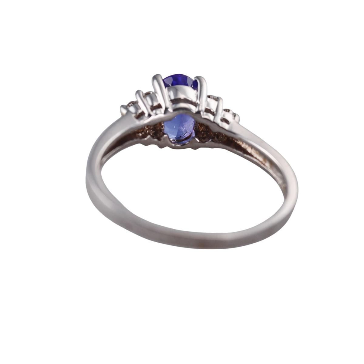 18k Gold Diamond 1.70ct Tanzanite Ring