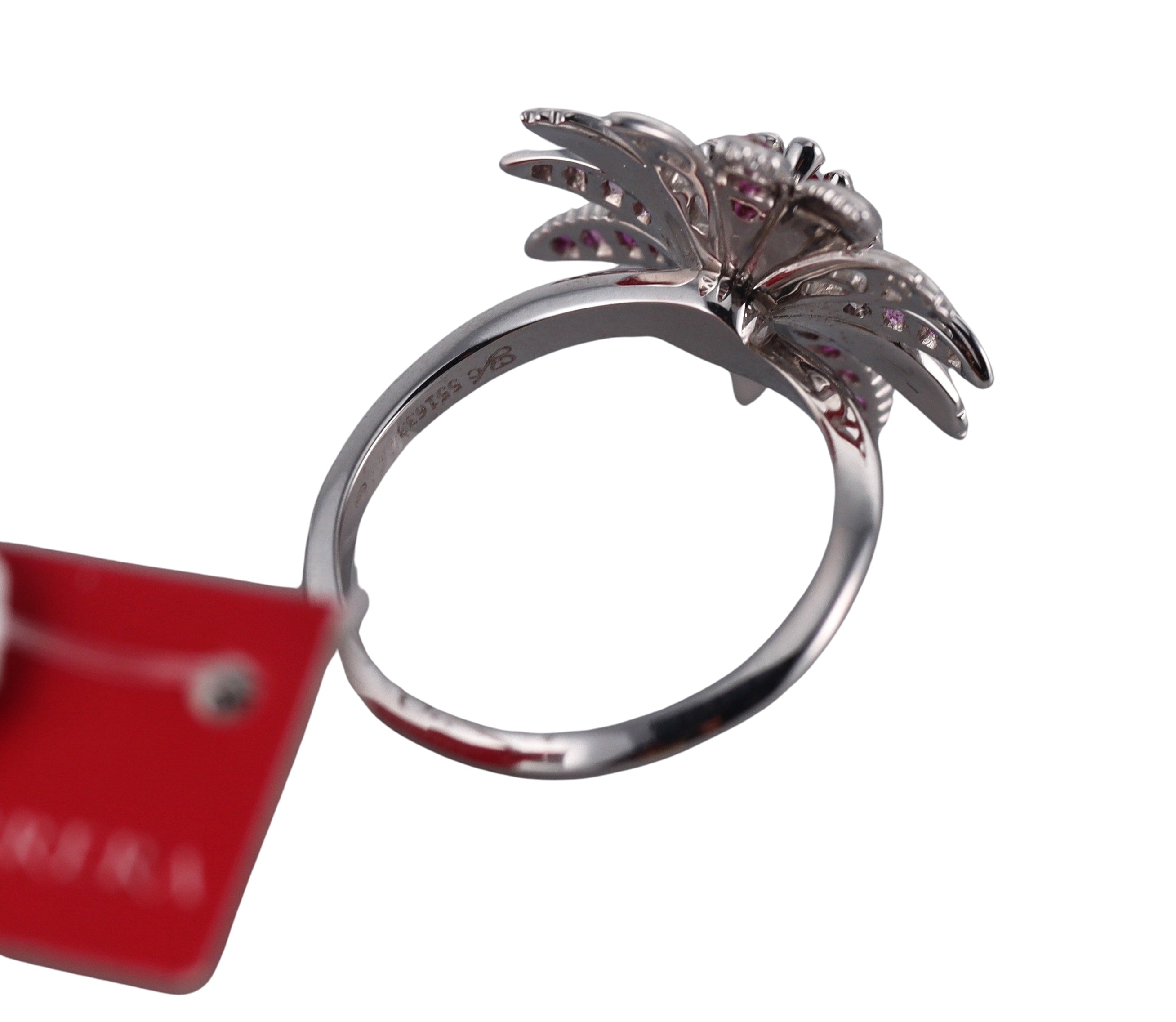 Carrera y Carrera Margarita Pink Sapphire White Gold Ring