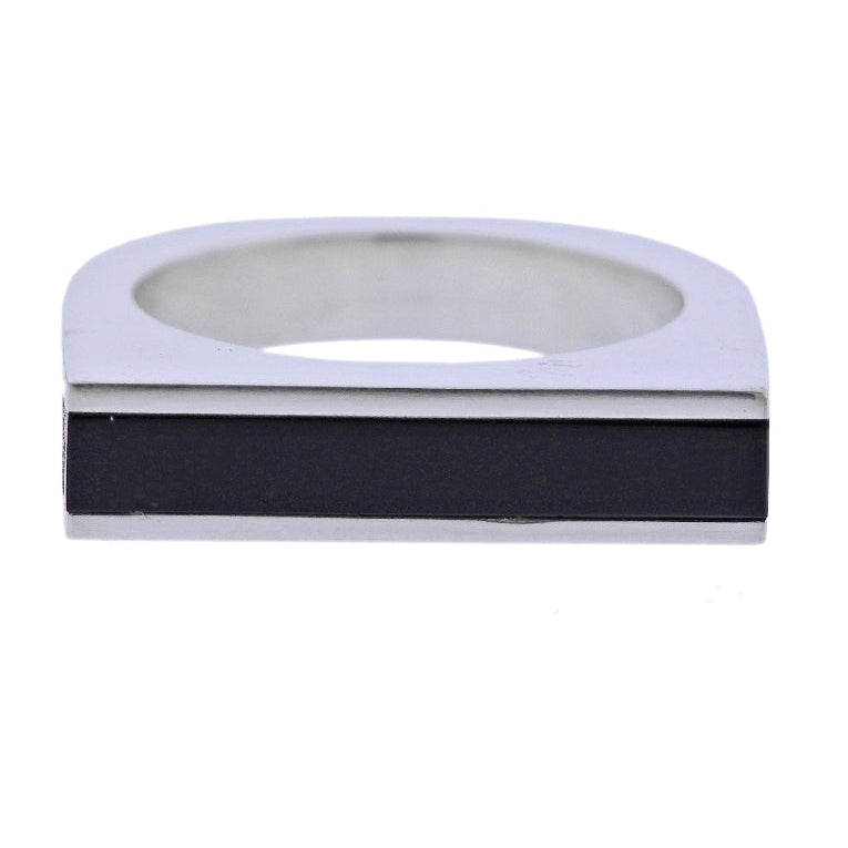 Georg Jensen Aria Onyx Silver Ring