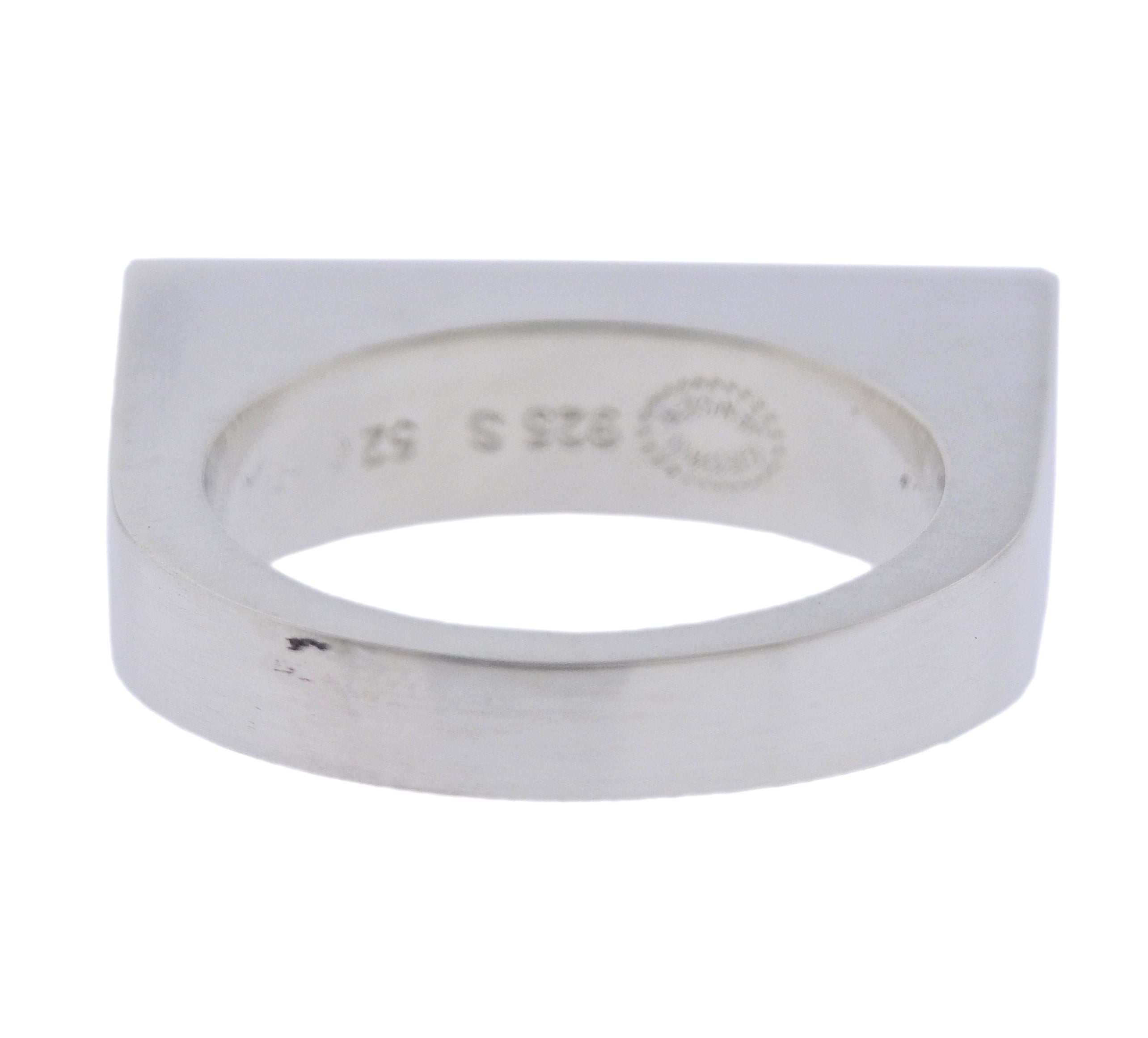 Georg Jensen Aria Onyx Silver Ring