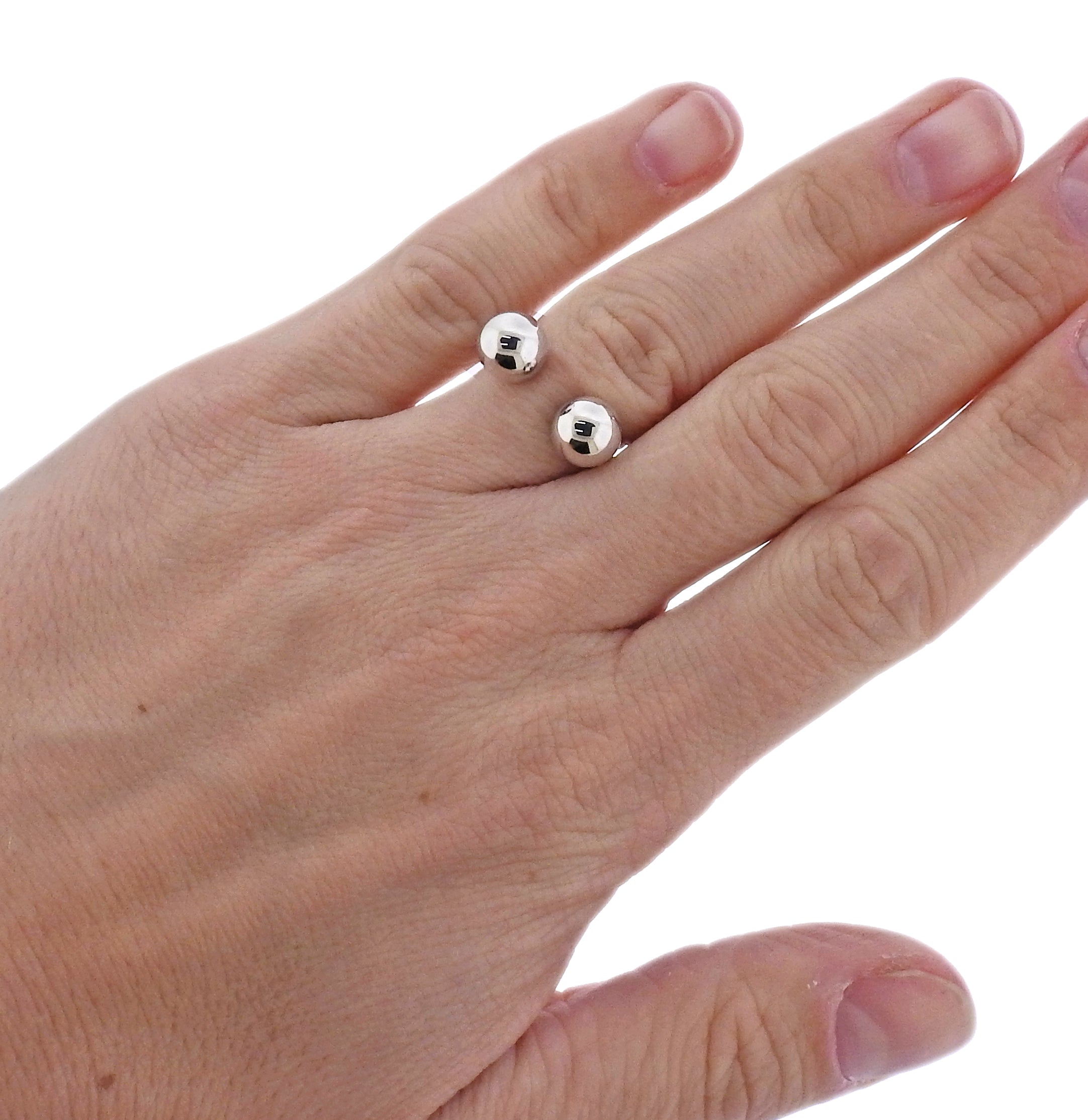 Georg Jensen Grape Silver Open Ring