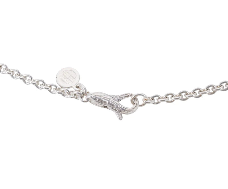 John Hardy Classic Chain Waved Sterling Silver Necklace Retail $1295