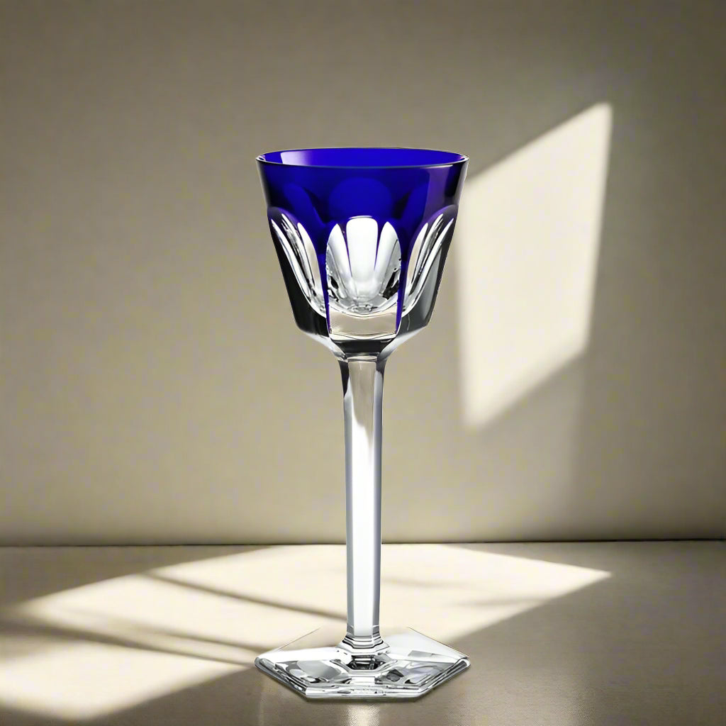 Baccarat Crystal Harcourt Rhine Wine Glass Coba 1201132