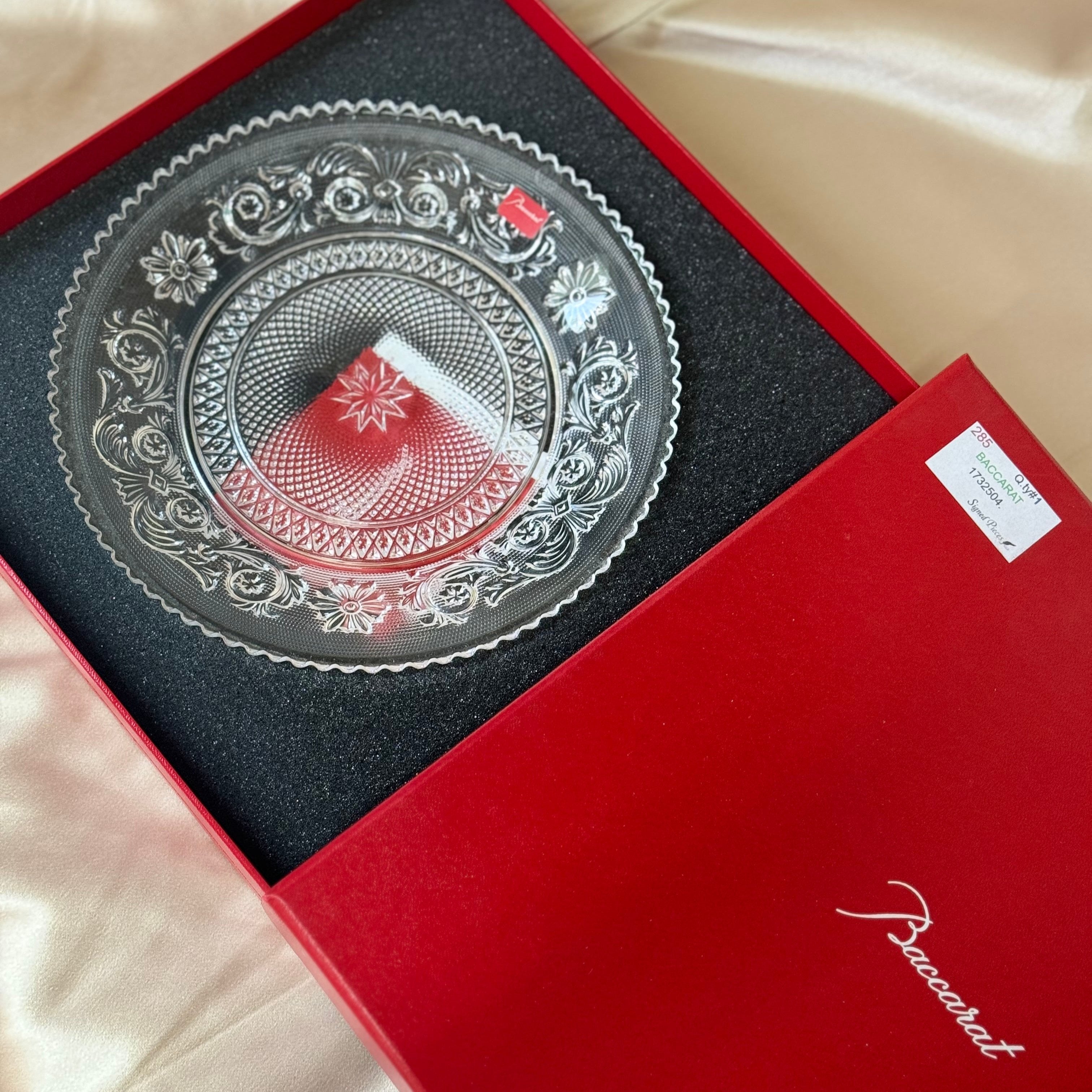 Baccarat Crystal Arabesque Plate 1732504