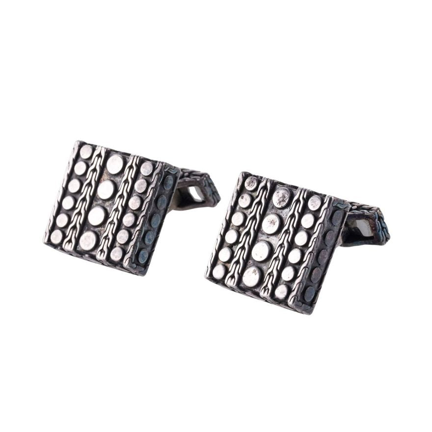 John Hardy Dots Sterling Silver Cufflinks