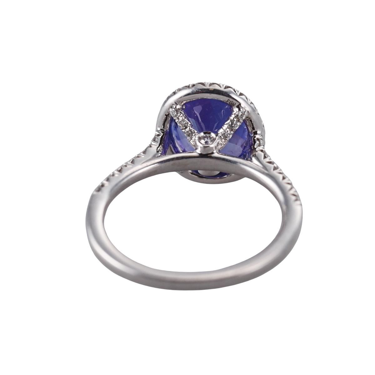 14k Gold Diamond Tanzanite Ring