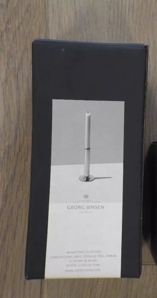 Georg Jensen Manhattan Small Candle Holder Set of 2