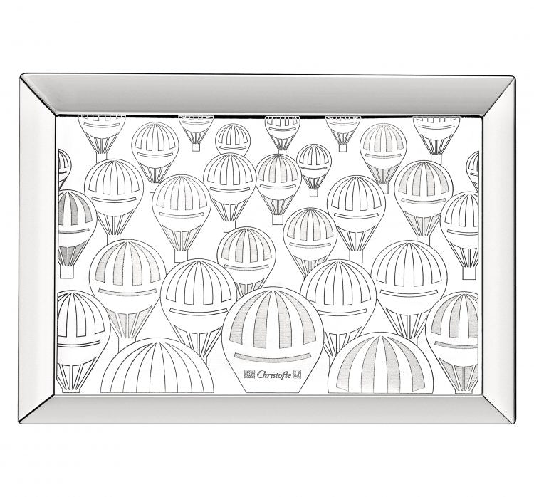 Christofle Montgolfiere Silver Plated Business Card Tray 4252203
