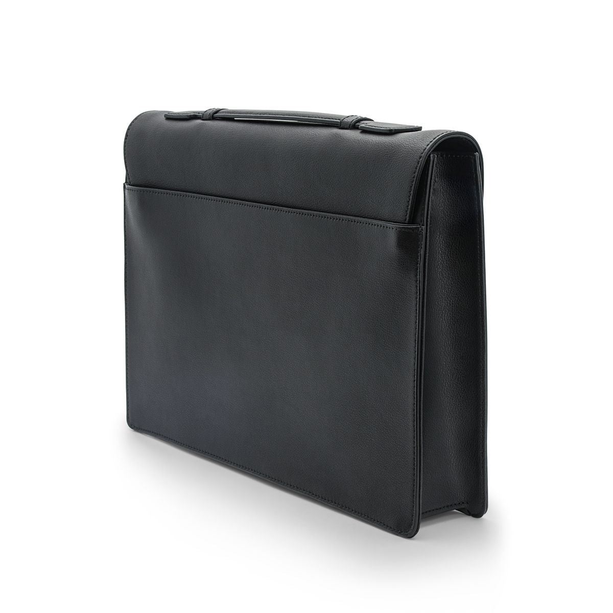 S.T. Dupont "Line D" Turnstile Gray and Black Leather Briefcase