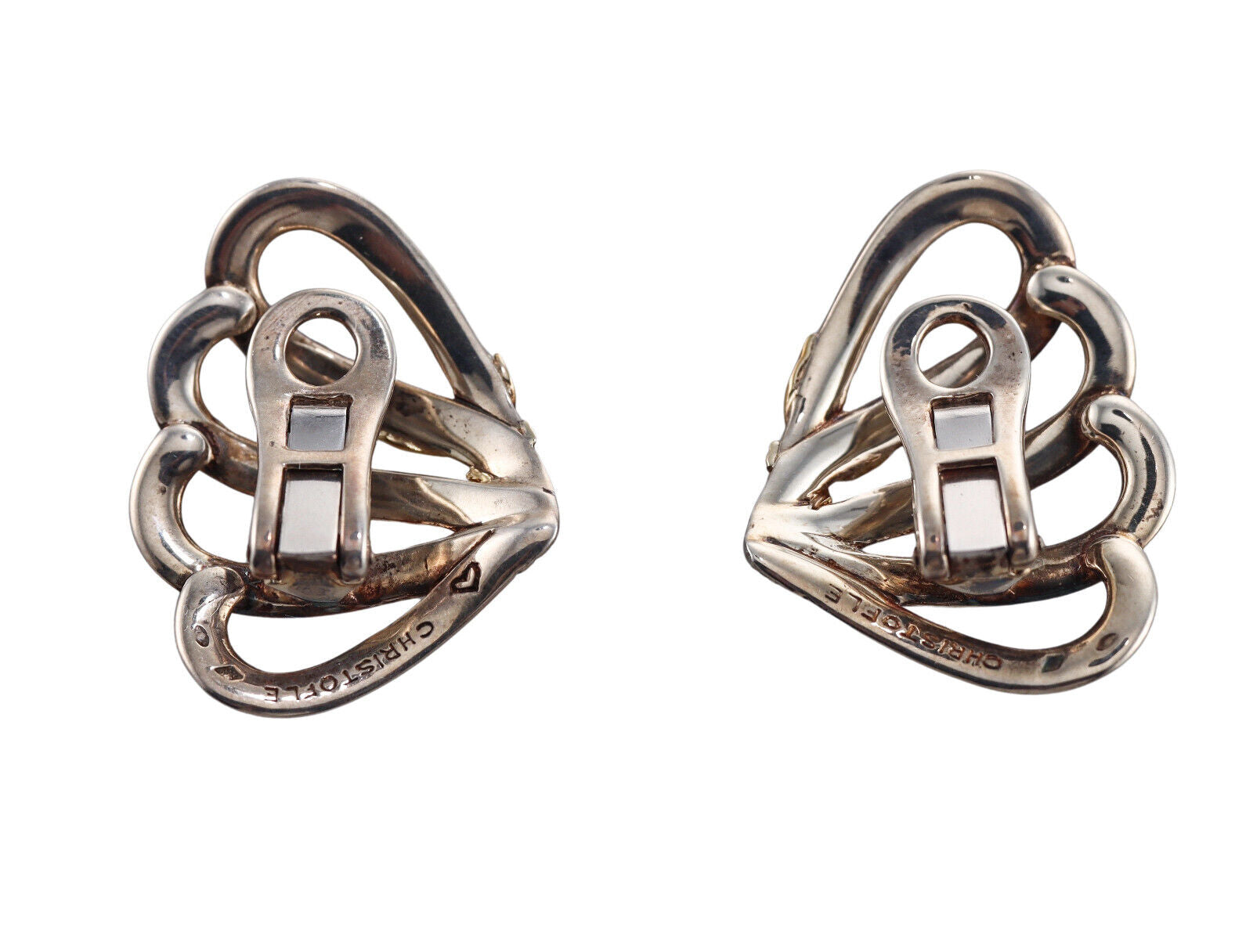 Christofle Gold Sterling Silver Earrings 009724