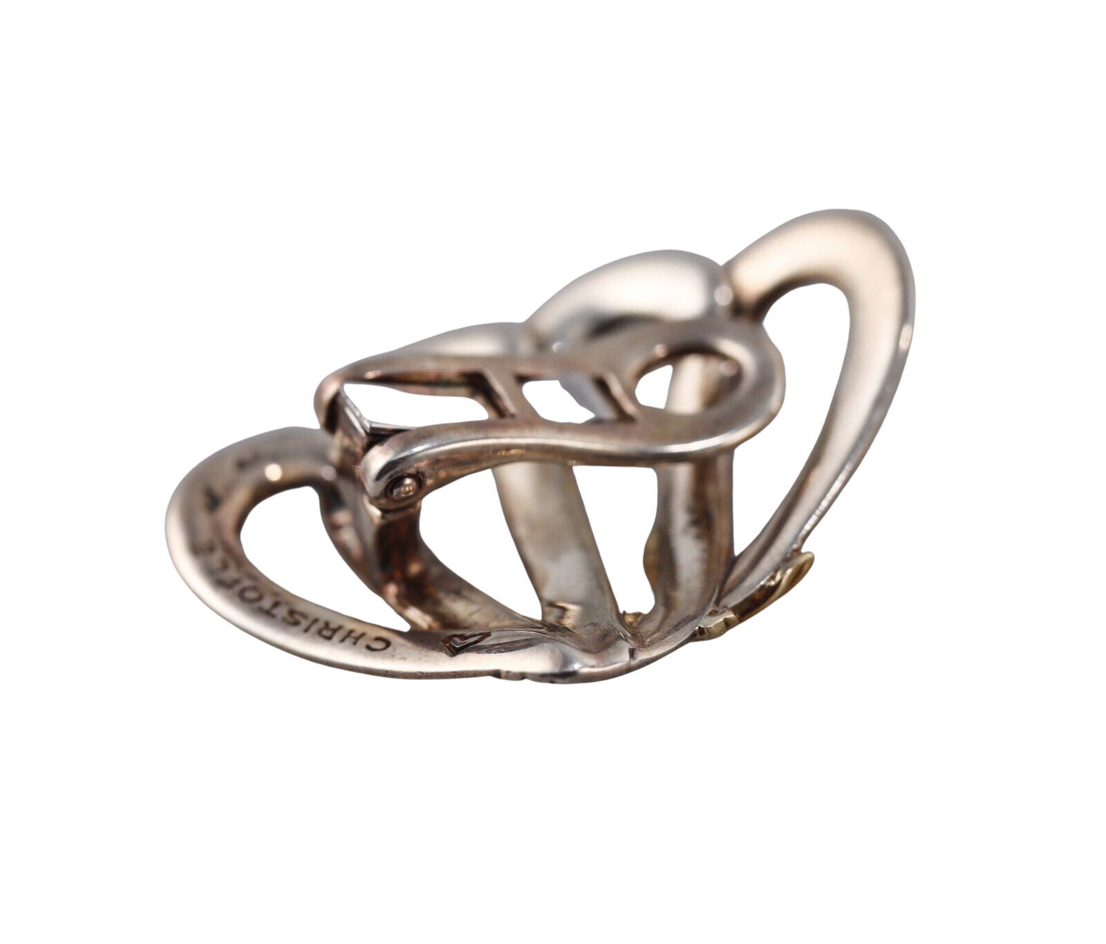 Christofle Gold Sterling Silver Earrings 009724