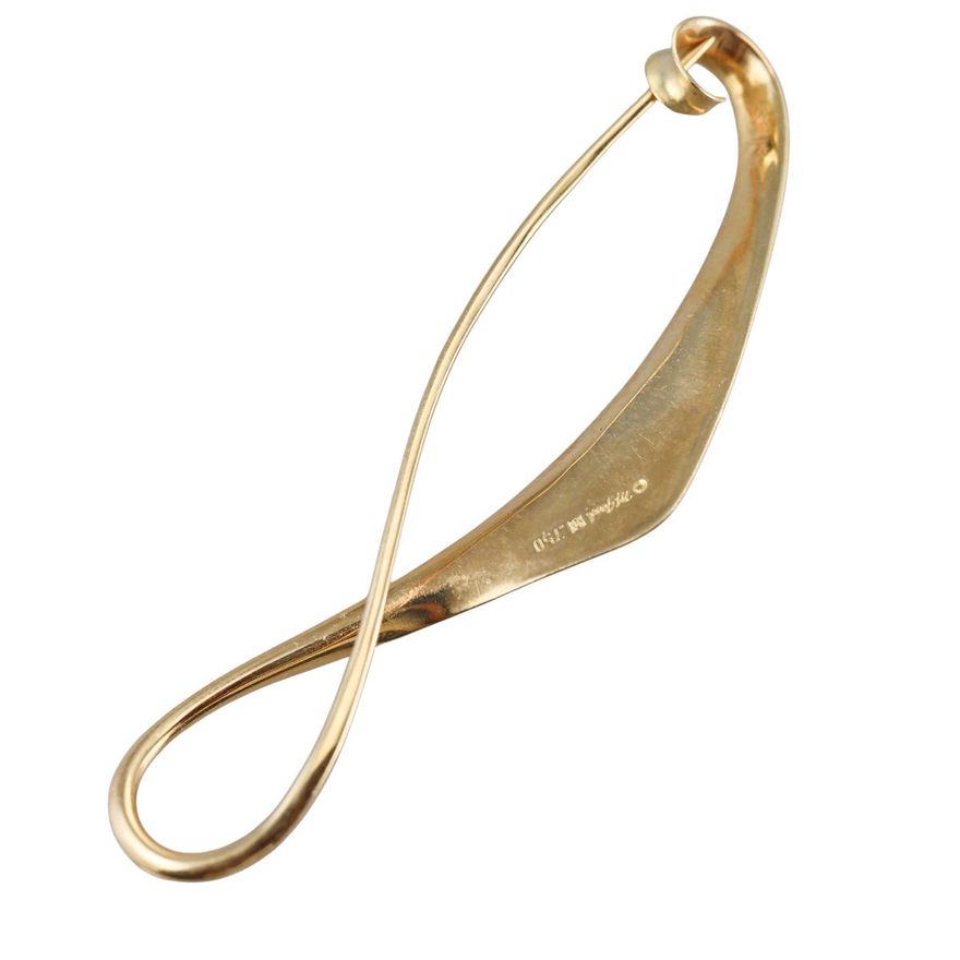 Michael Good 18k Gold Brooch Pin