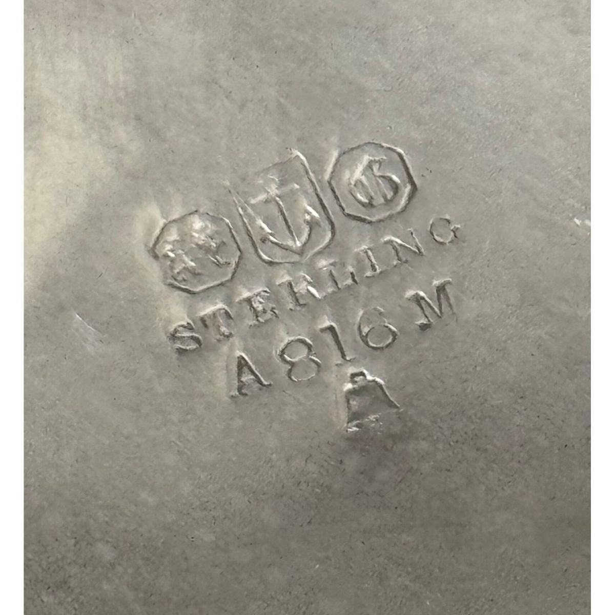 Gorham Art Nouveau Sterling Silver Bowl A816M