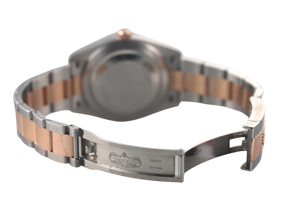 Rolex Datejust 41 Chocolate Dial Two Tone Rose Gold Steel Watch ref. 126331