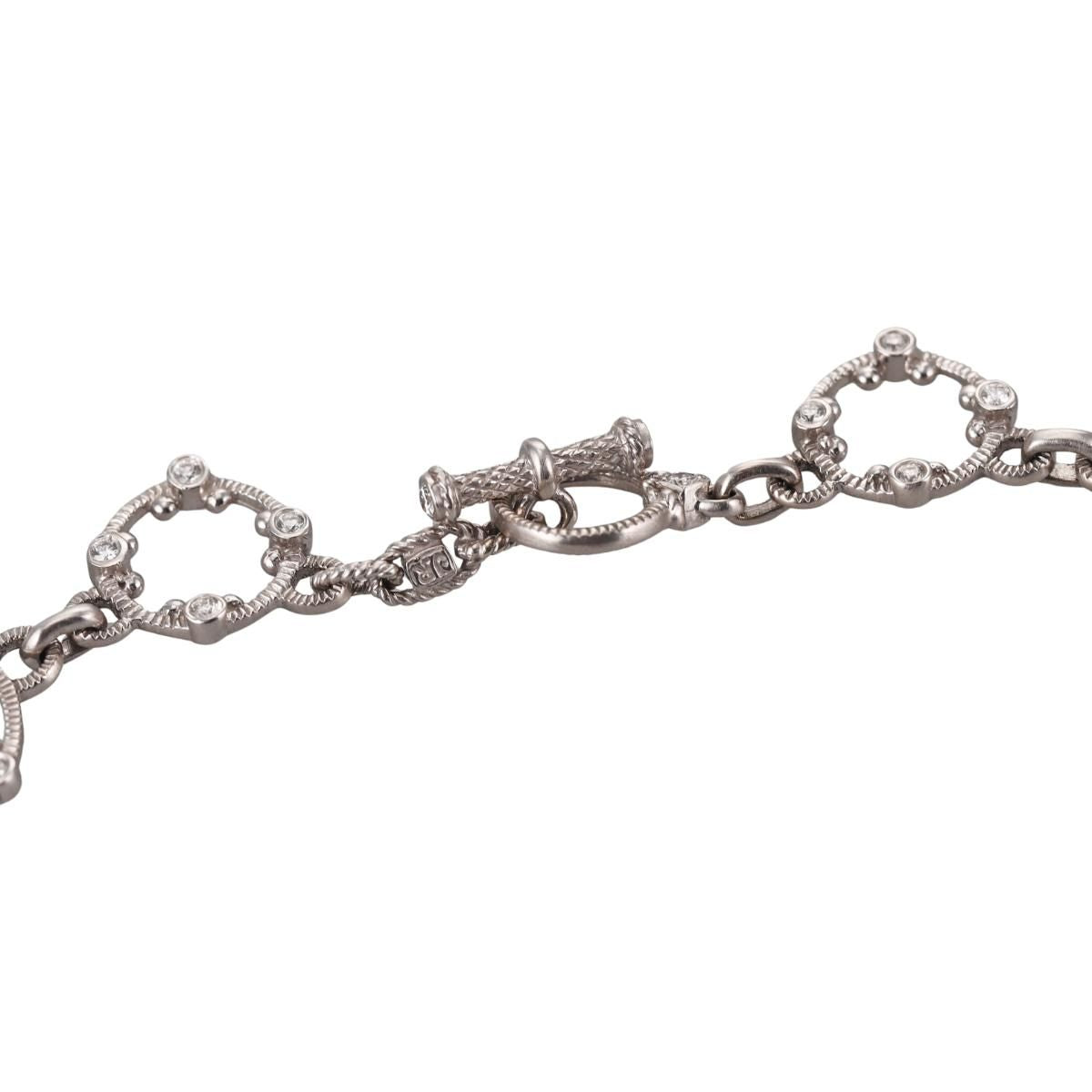 Judith Ripka 18k Gold Diamond Necklace