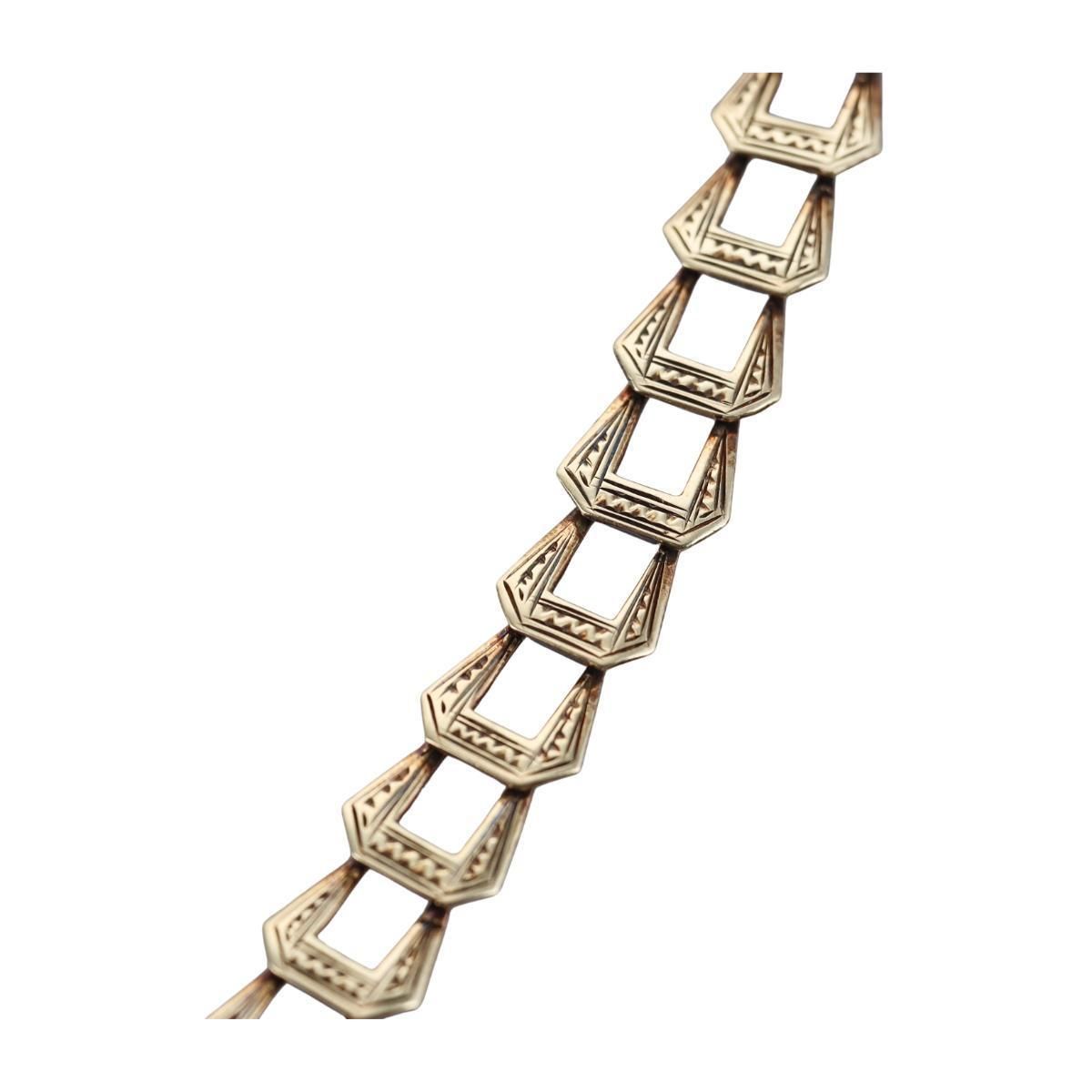 Art Deco Carved Jade 14k Gold Pendant Necklace