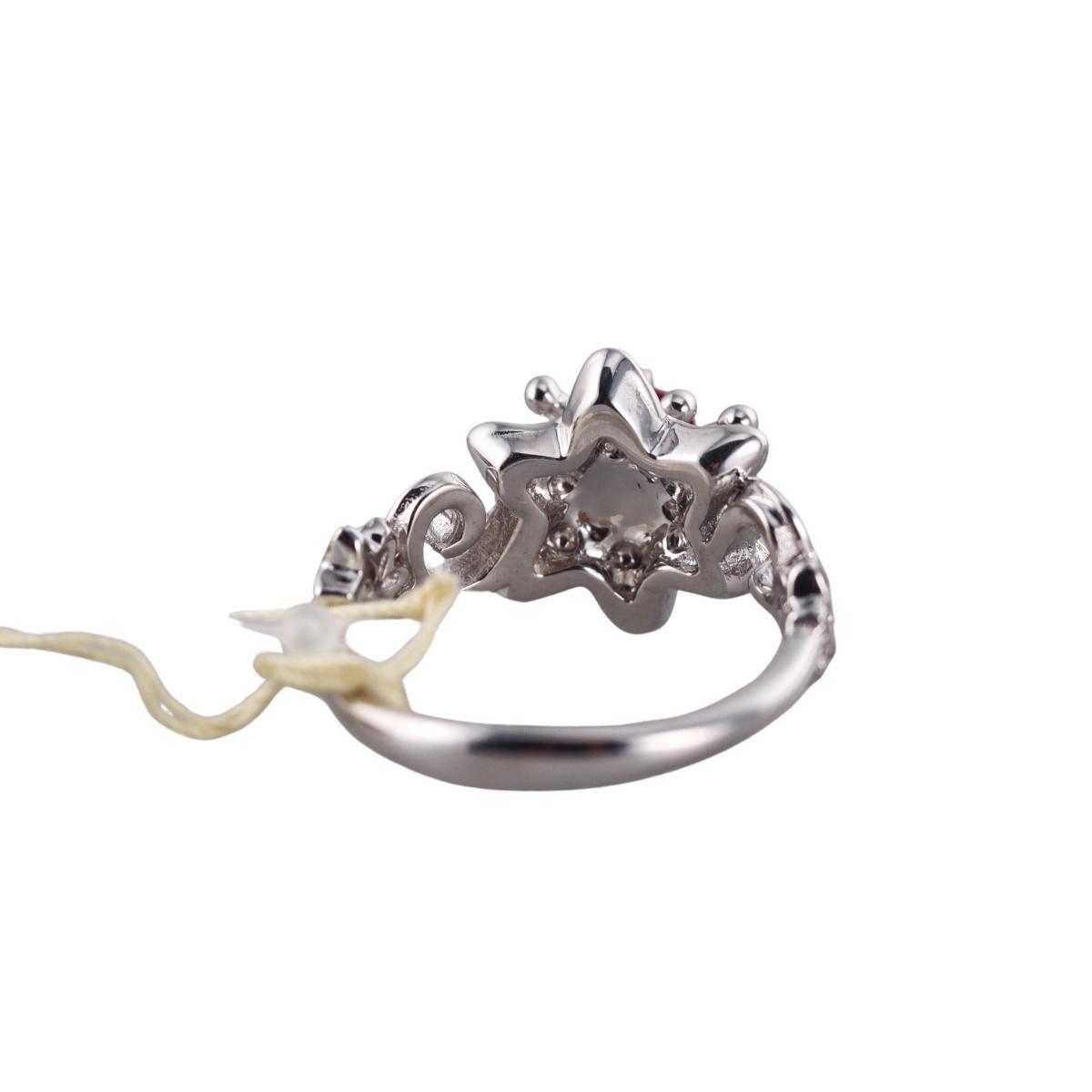 18k Gold Carrera Y Carrera Ruby Flower Ring