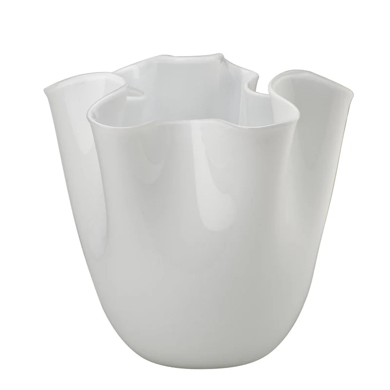 Venini Fazzoleto Opalino Vase