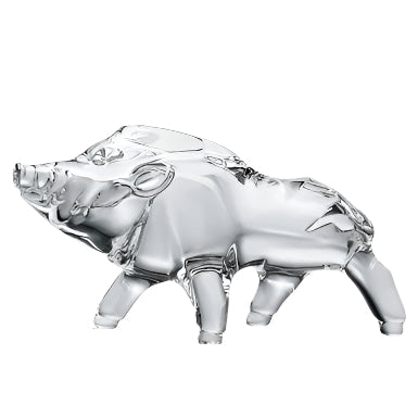 Baccarat Zodiac Crystal Clear Boar Figurine 2812399